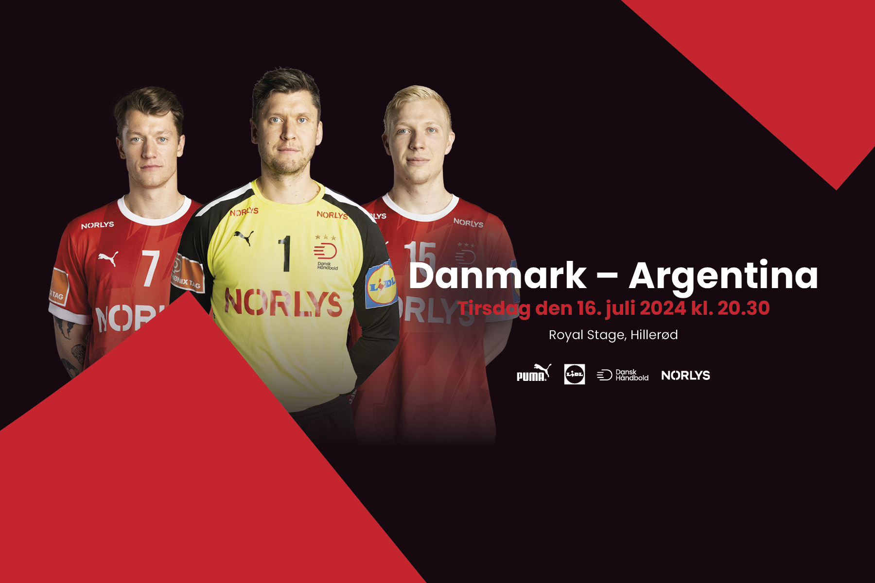 Håndbold Herrelandskamp Danmark vs. Argentina - Royal Stage Håndbold Herrelandskamp Danmark vs. Argentina - Royal Stage
