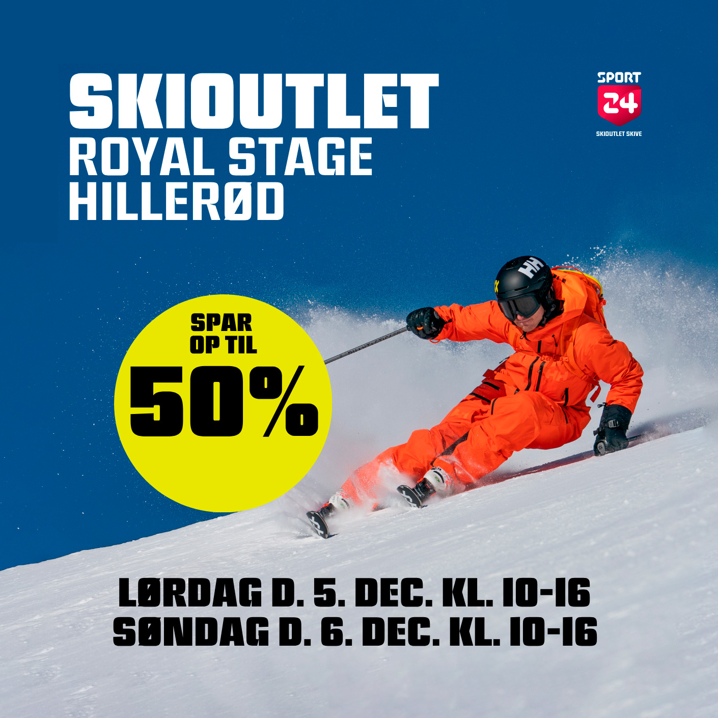 Skioutlet 2026 Royal Stage Hillerød